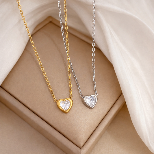 Minimal Gold Pendant Necklace