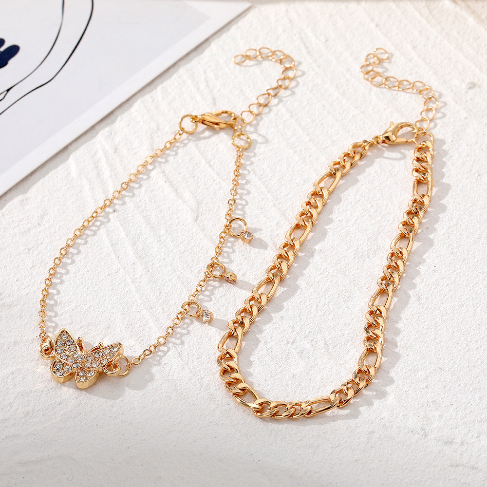 Seraphina Gold Charm Anklet