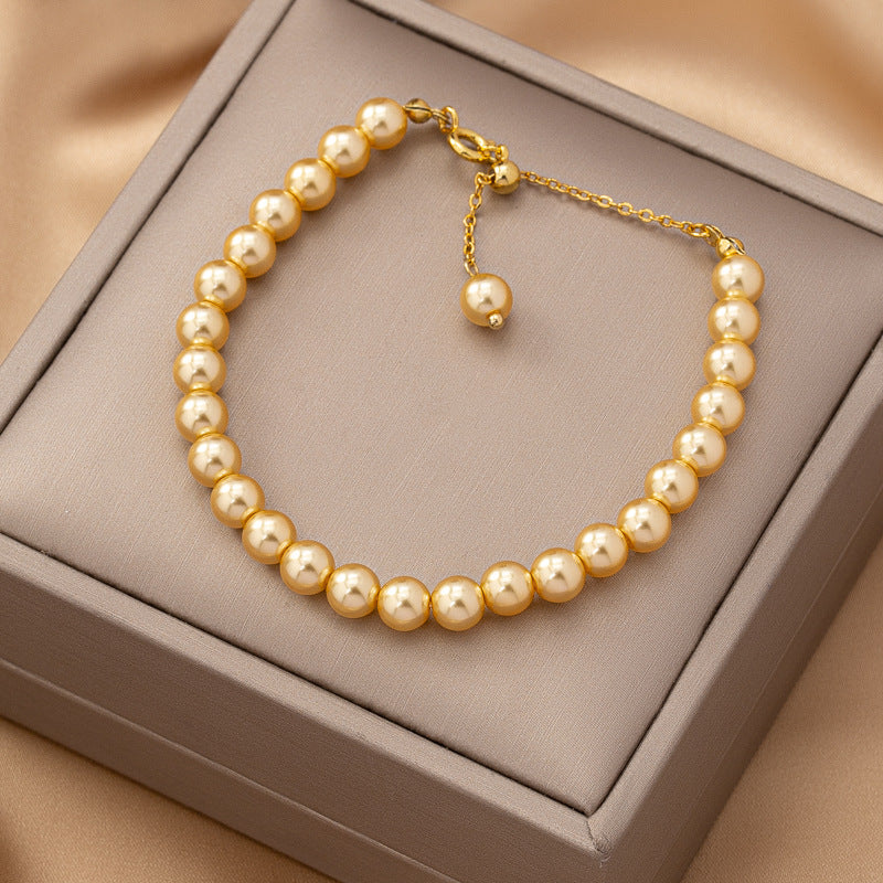 Aurielle Pearl Bead Bracelet