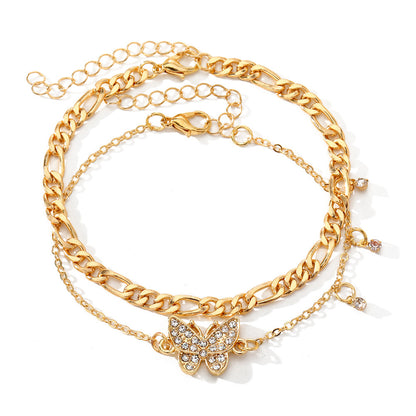 Seraphina Gold Charm Anklet