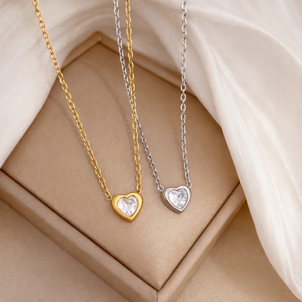 Minimal Gold Pendant Necklace